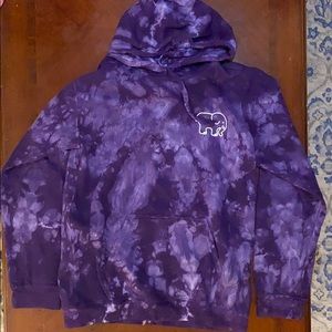 Ivory Ella Oversized Tie-Dye Hoodie